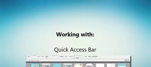 Schakelen tussen diagrammen met de Quick Access Bar in Visual Paradigm