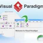 Visual Paradigm 13.1 met gepersonaliseerd menu